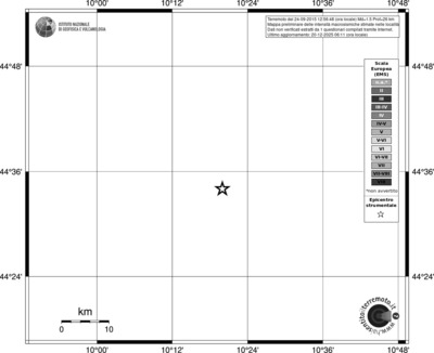 Mappa EMS - territori località