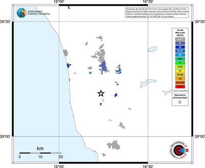 Mappa MCS - territori località