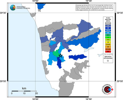Mappa MCS - territori comuni