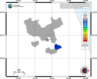 Mappa MCS - territori comuni