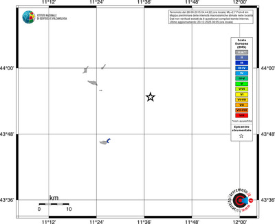 Mappa EMS - territori località