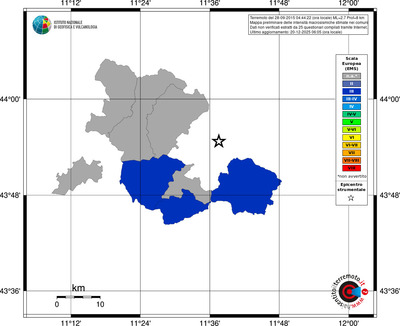 Mappa EMS - territori comuni