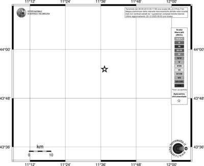 Mappa MCS - territori località