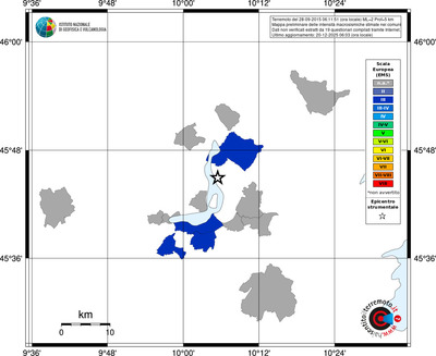 Mappa EMS - territori comuni