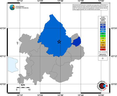 Mappa EMS - territori comuni