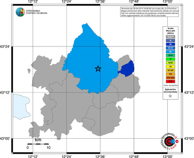 Mappa MCS - territori comuni