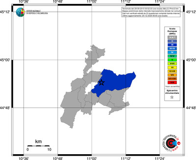 Mappa EMS - territori comuni