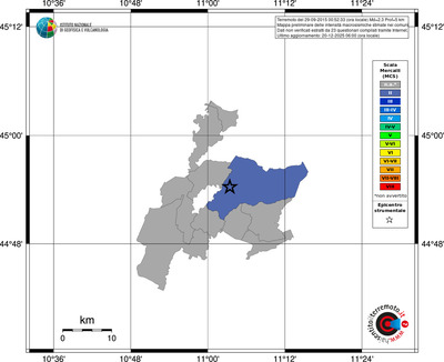 Mappa MCS - territori comuni