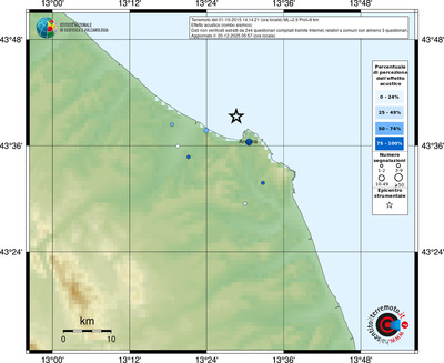 Mappa comuni con almeno 3 questionari