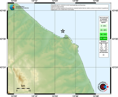 Mappa comuni con almeno 3 questionari