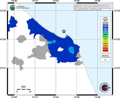 Mappa EMS - territori comuni