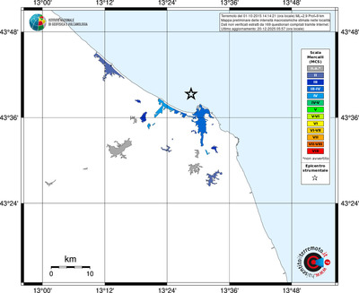 Mappa MCS - territori località
