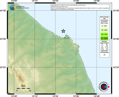 Mappa comuni con almeno 3 questionari