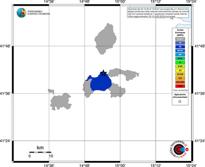 Mappa EMS - territori comuni