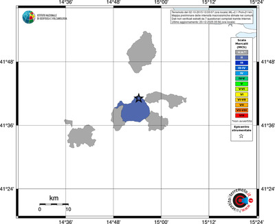 Mappa MCS - territori comuni