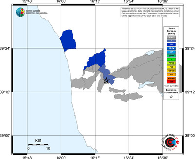 Mappa EMS - territori comuni