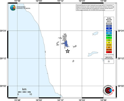 Mappa MCS - territori località