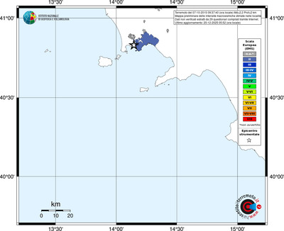 Mappa EMS - territori località