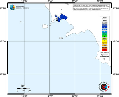 Mappa EMS - territori località