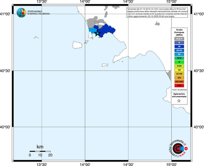 Mappa EMS - territori comuni
