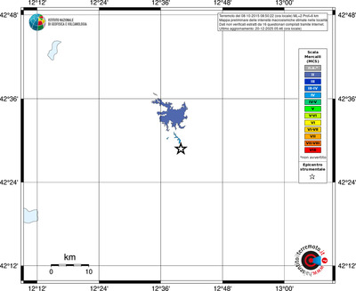 Mappa MCS - territori località