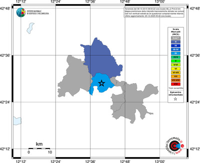 Mappa MCS - territori comuni