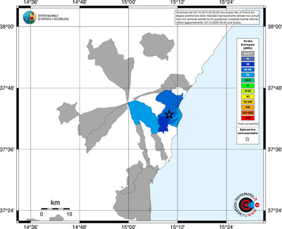 Mappa EMS - territori comuni