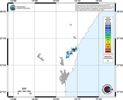 Mappa MCS - territori località