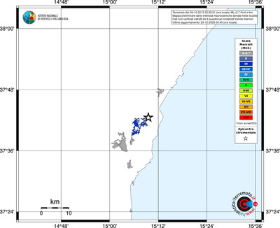 Mappa MCS - territori località