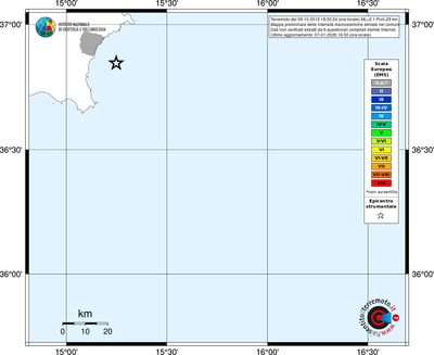 Mappa EMS - territori comuni