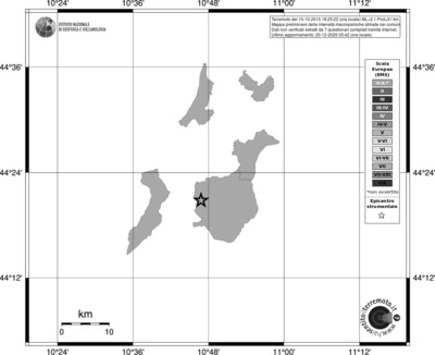 Mappa EMS - territori comuni