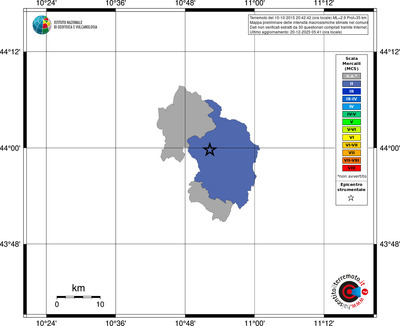 Mappa MCS - territori comuni