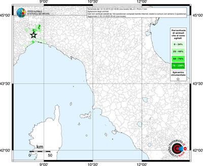 Mappa territorio comunale con almeno 3 questionari