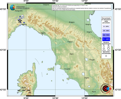 Mappa comuni con almeno 3 questionari