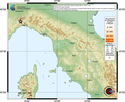 Mappa comuni con almeno 3 questionari