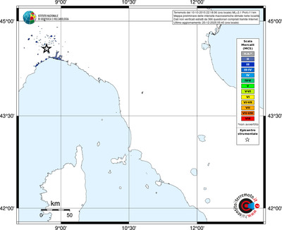 Mappa MCS - territori località