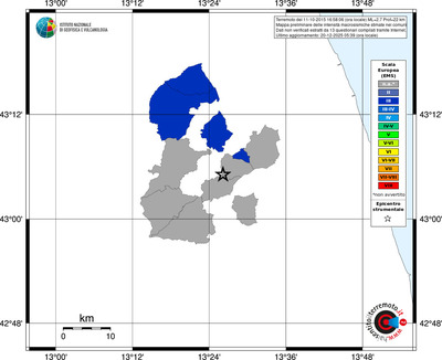 Mappa EMS - territori comuni