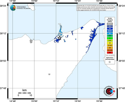 Mappa EMS - territori località