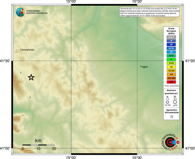 Mappa EMS - località