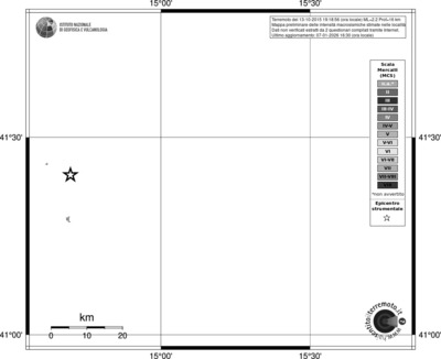 Mappa MCS - territori località