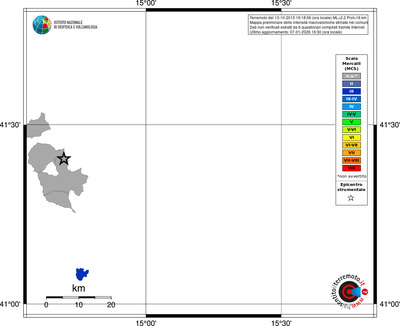 Mappa MCS - territori comuni