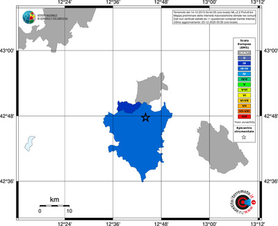 Mappa EMS - territori comuni
