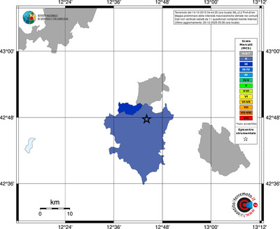 Mappa MCS - territori comuni
