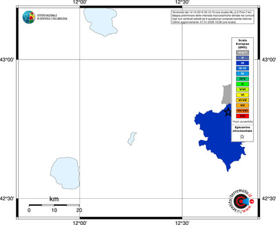 Mappa EMS - territori comuni