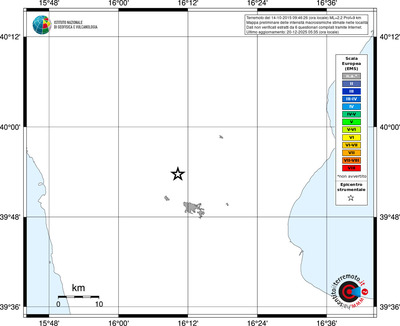 Mappa EMS - territori località