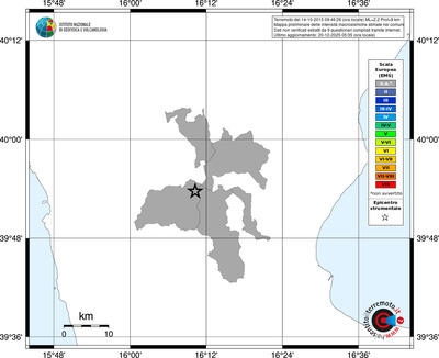 Mappa EMS - territori comuni