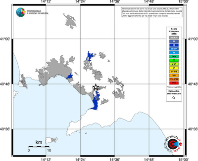 Mappa EMS - territori località