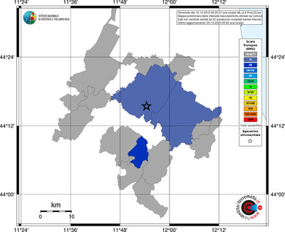 Mappa EMS - territori comuni