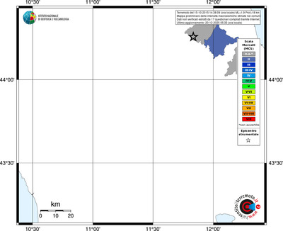 Mappa MCS - territori comuni