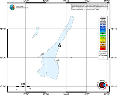 Mappa EMS - territori località